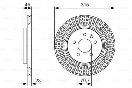 Тормозной диск BOSCH 0 986 479 C46