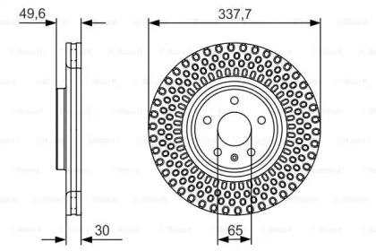 Тормозной диск BOSCH 0 986 479 C90