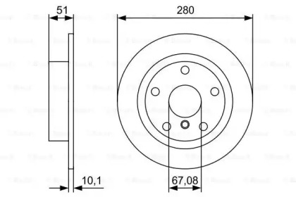 Тормозной диск BOSCH 0 986 479 C92