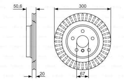 Тормозной диск BOSCH 0 986 479 C95