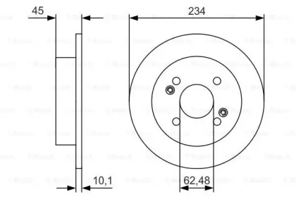 Тормозной диск BOSCH 0 986 479 D02