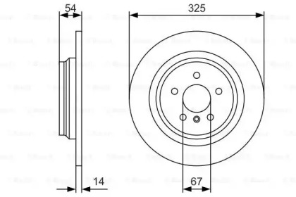 Тормозной диск BOSCH 0 986 479 D10