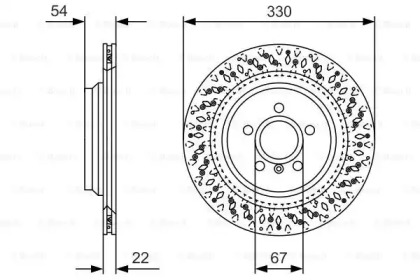 Тормозной диск BOSCH 0 986 479 D11