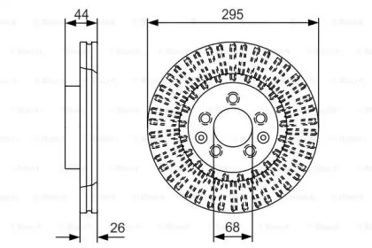 Тормозной диск BOSCH 0 986 479 D16