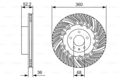 Тормозной диск BOSCH 0 986 479 D29