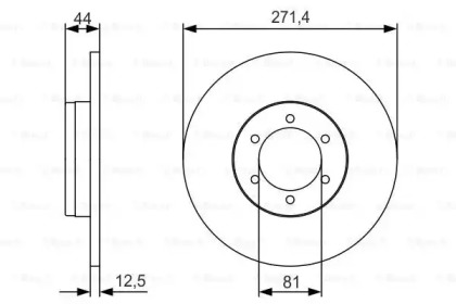 Тормозной диск BOSCH 0 986 479 R03