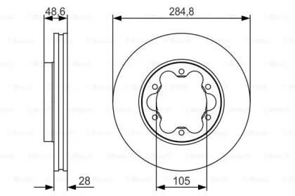 Тормозной диск BOSCH 0 986 479 R27