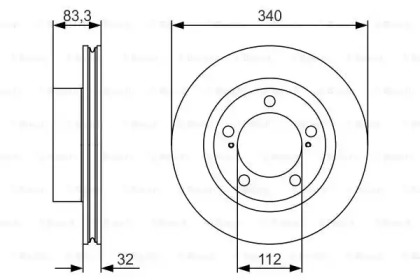 Тормозной диск BOSCH 0 986 479 R29