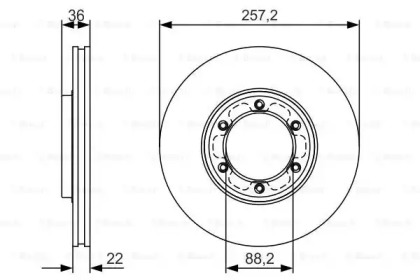 Тормозной диск BOSCH 0 986 479 R42