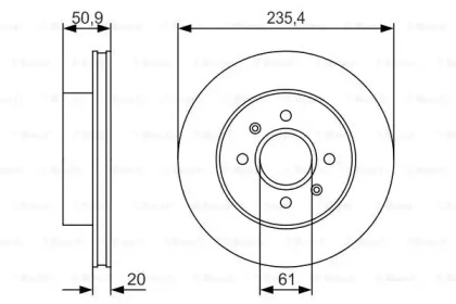 Тормозной диск BOSCH 0 986 479 R52