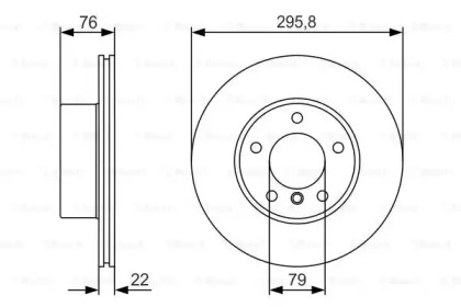 Тормозной диск BOSCH 0 986 479 R72