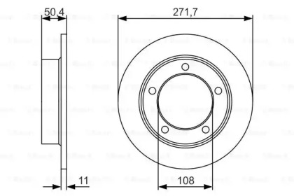 Тормозной диск BOSCH 0 986 479 R73