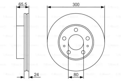 Тормозной диск BOSCH 0 986 479 R86