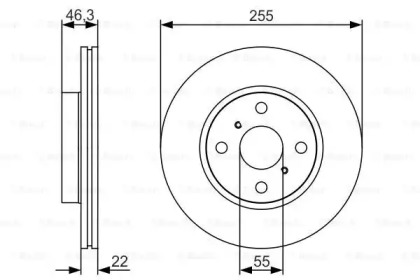 Тормозной диск BOSCH 0 986 479 R88