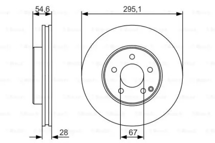 Тормозной диск BOSCH 0 986 479 R99