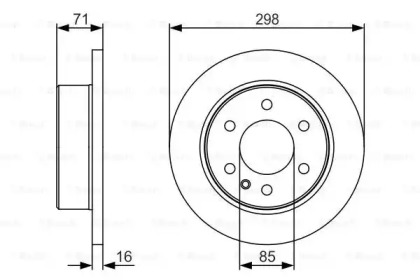 Тормозной диск BOSCH 0 986 479 S05