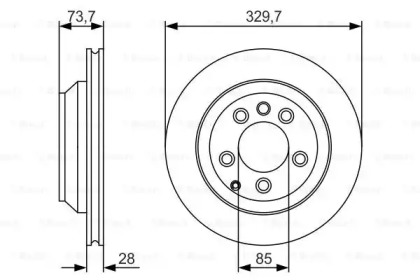 Тормозной диск BOSCH 0 986 479 S20