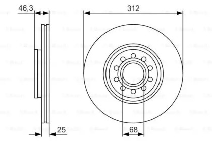 Тормозной диск BOSCH 0 986 479 S23