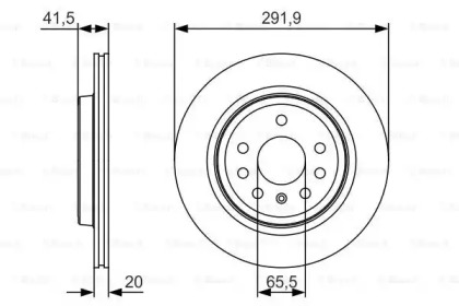 Тормозной диск BOSCH 0 986 479 S27