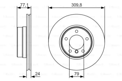 Тормозной диск BOSCH 0 986 479 S29