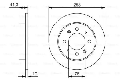 Тормозной диск BOSCH 0 986 479 S57