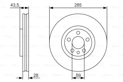 Тормозной диск BOSCH 0 986 479 S62