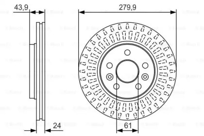 Тормозной диск BOSCH 0 986 479 S66