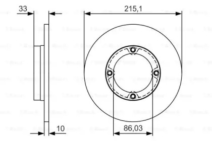 Тормозной диск BOSCH 0 986 479 S69