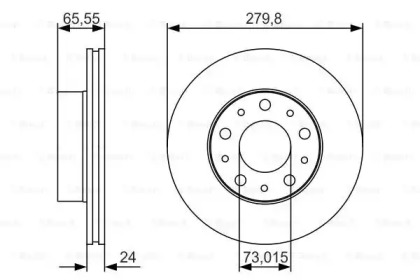 Тормозной диск BOSCH 0 986 479 S70