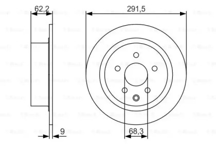 Тормозной диск BOSCH 0 986 479 S71