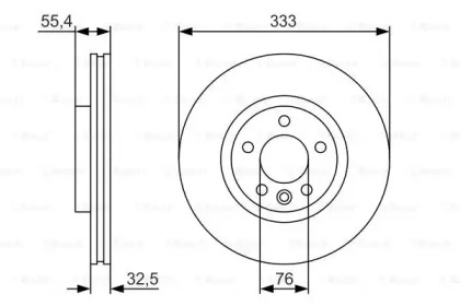 Тормозной диск BOSCH 0 986 479 S72