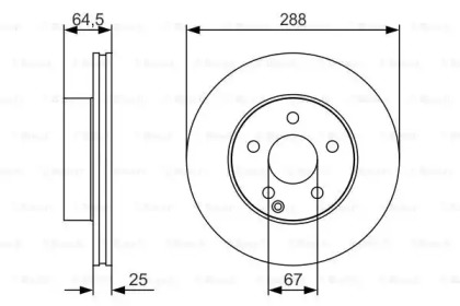 Тормозной диск BOSCH 0 986 479 S83