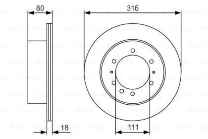 Тормозной диск BOSCH 0 986 479 S87