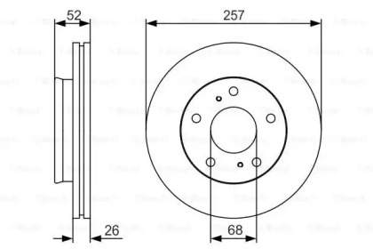 Тормозной диск BOSCH 0 986 479 S89