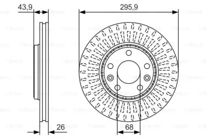 Тормозной диск BOSCH 0 986 479 S93