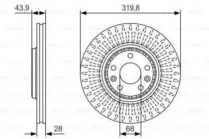 Тормозной диск BOSCH 0 986 479 S94