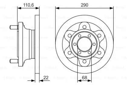 Тормозной диск BOSCH 0 986 479 S95