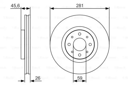 Тормозной диск BOSCH 0 986 479 S97