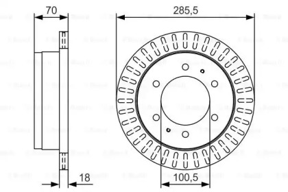 Тормозной диск BOSCH 0 986 479 T91