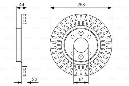 Тормозной диск BOSCH 0 986 479 U50