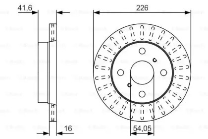 Тормозной диск BOSCH 0 986 479 U52