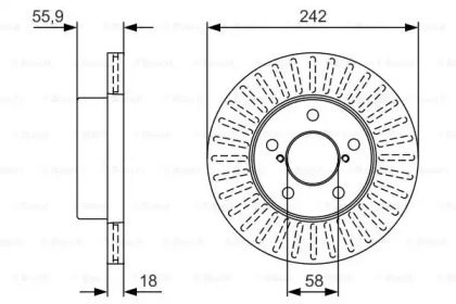 Тормозной диск BOSCH 0 986 479 U69