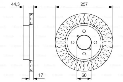 Тормозной диск BOSCH 0 986 479 U93