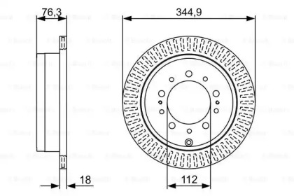 Тормозной диск BOSCH 0 986 479 V83