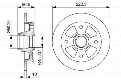 Тормозной диск BOSCH 0 986 479 V94