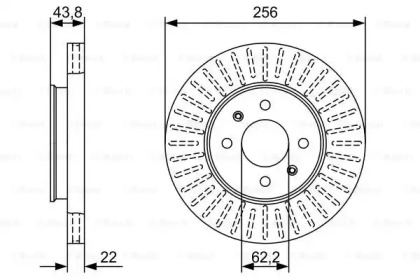 Тормозной диск BOSCH 0 986 479 W21