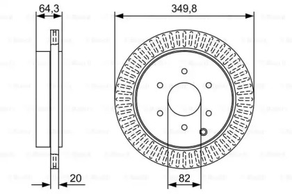 Тормозной диск BOSCH 0 986 479 W46