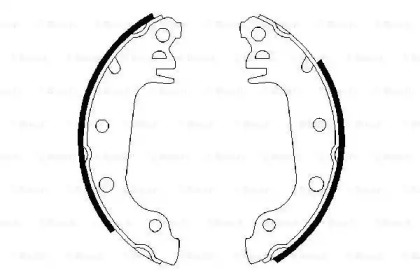 Комлект тормозных накладок BOSCH 0 986 487 032