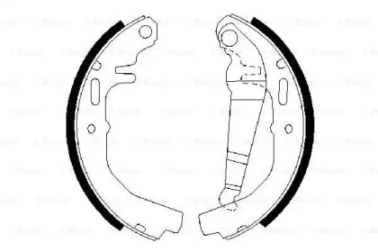 Комплект тормозных колодок BOSCH 0 986 487 071