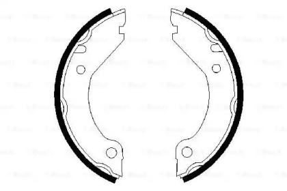 Комлект тормозных накладок BOSCH 0 986 487 215